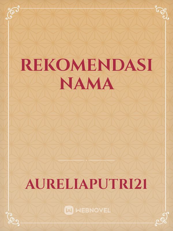 Rekomendasi Nama Book