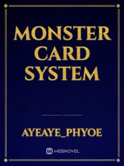 Monster Card system Book
