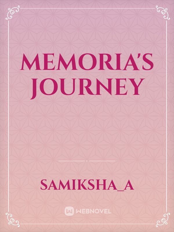 Memoria's journey Book