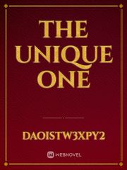 The Unique One Book