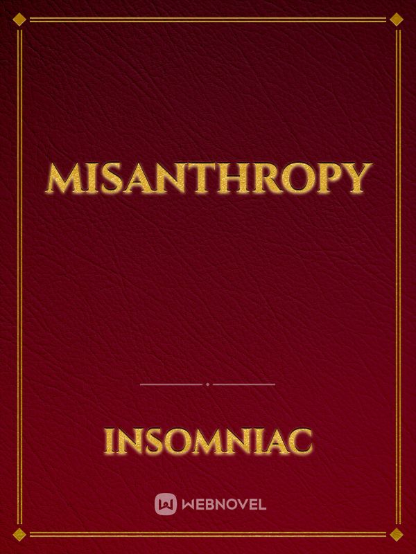 Misanthropy Book