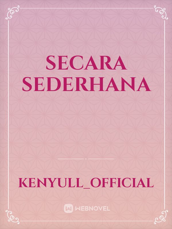 SECARA SEDERHANA Book