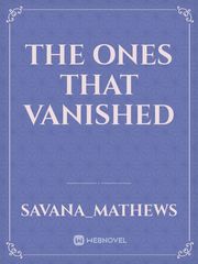 The ones that Vanished Book