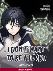 I DON'T WANT TO BE A LORD!! (English) Book