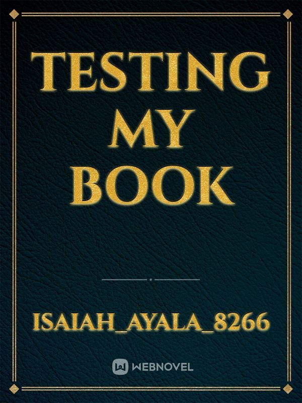 Testing my book