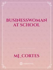 Businesswoman at School Book