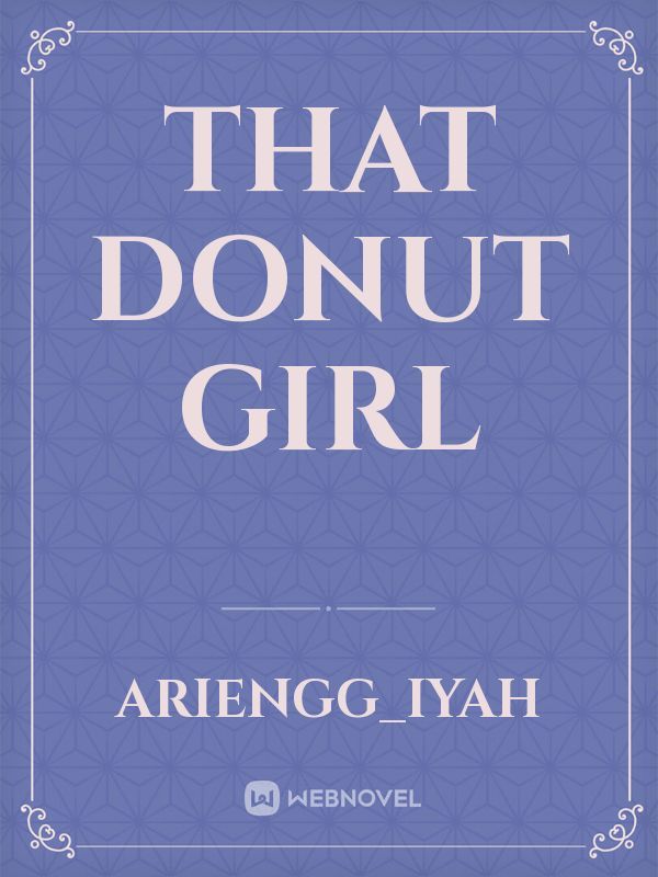 That Donut Girl Book