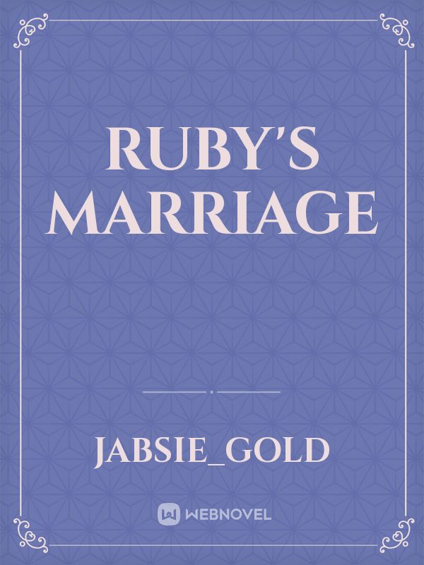 Ruby's Marriage Book