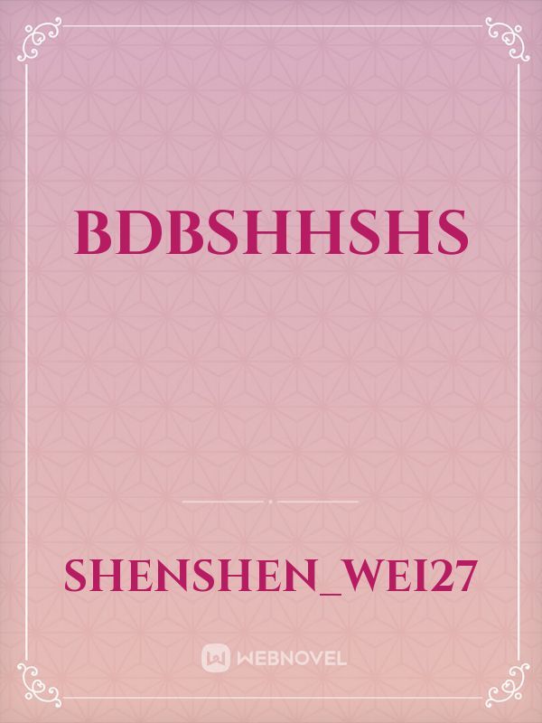 bdbshhshs Book