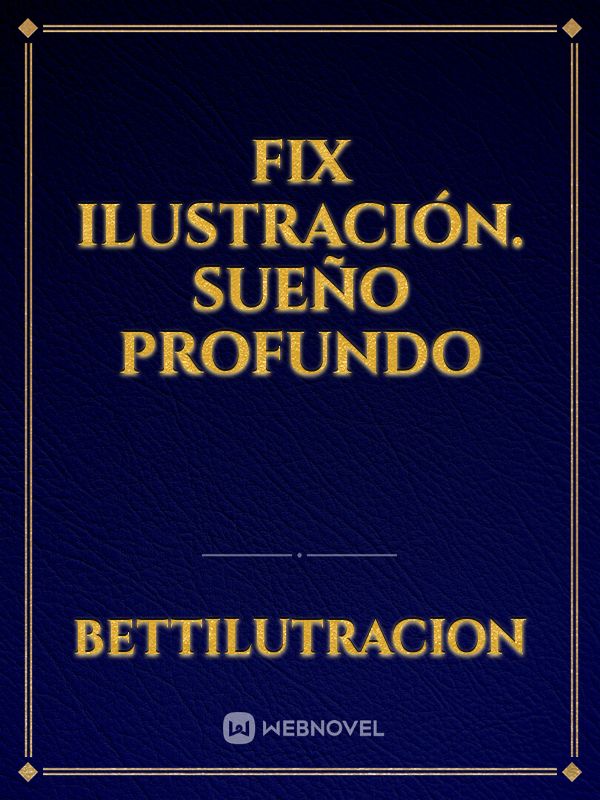 Fix ilustración. sueño profundo Book