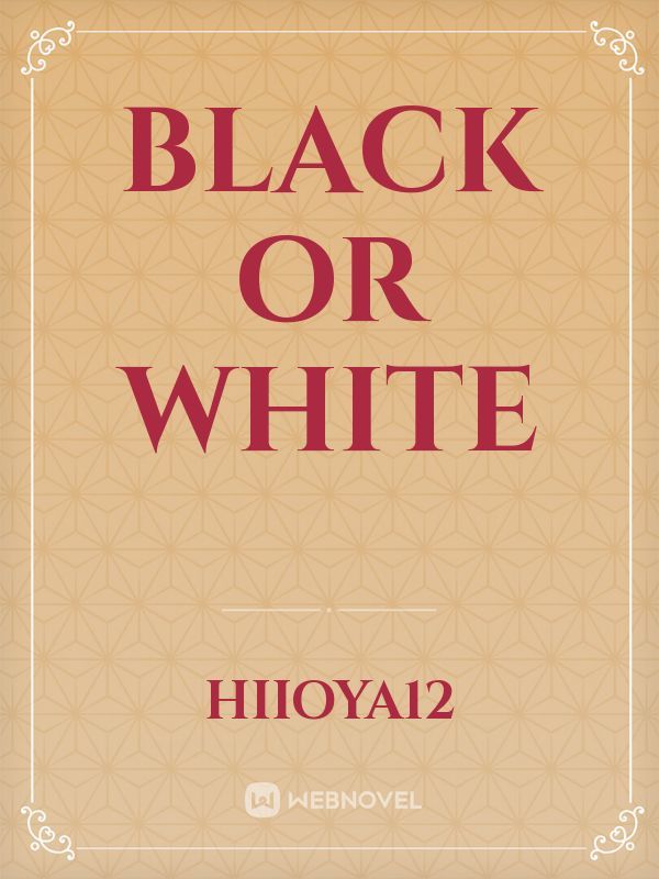 black or white Book