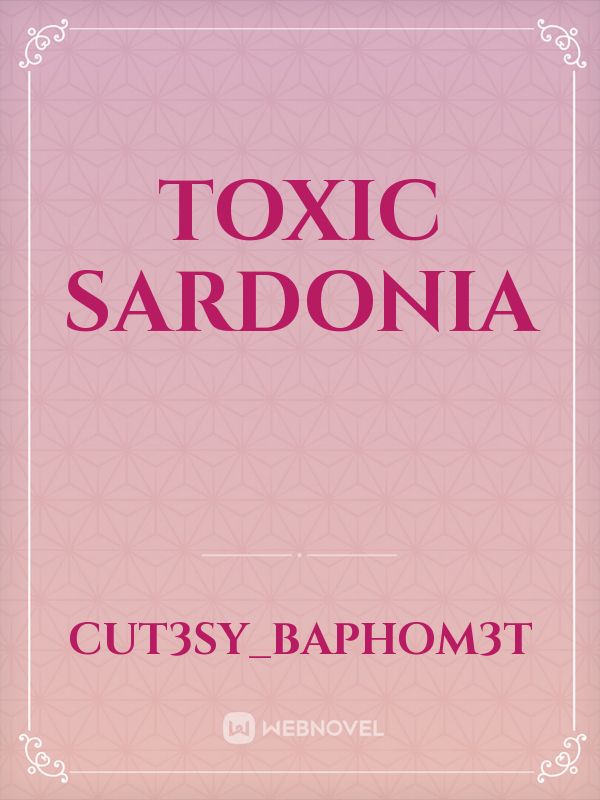 Toxic Sardonia Book