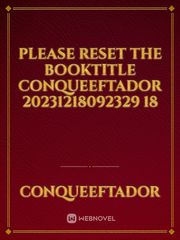 please reset the booktitle Conqueeftador 20231218092329 18 Book