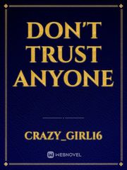 Don't trust anyone Book