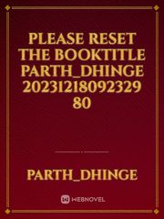 please reset the booktitle Parth_Dhinge 20231218092329 80 Book
