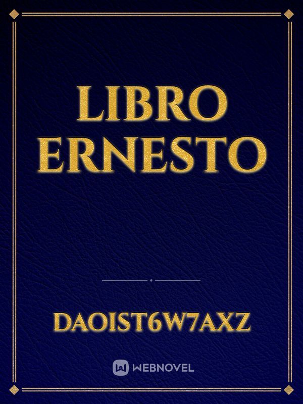Libro Ernesto