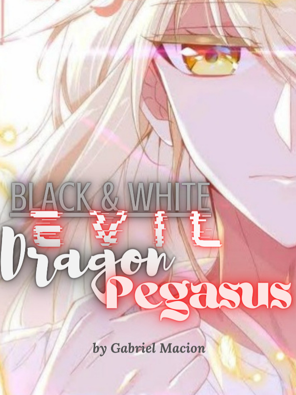 Black & White Evil Dragon Pegasus