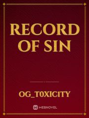 Record of Sin Book