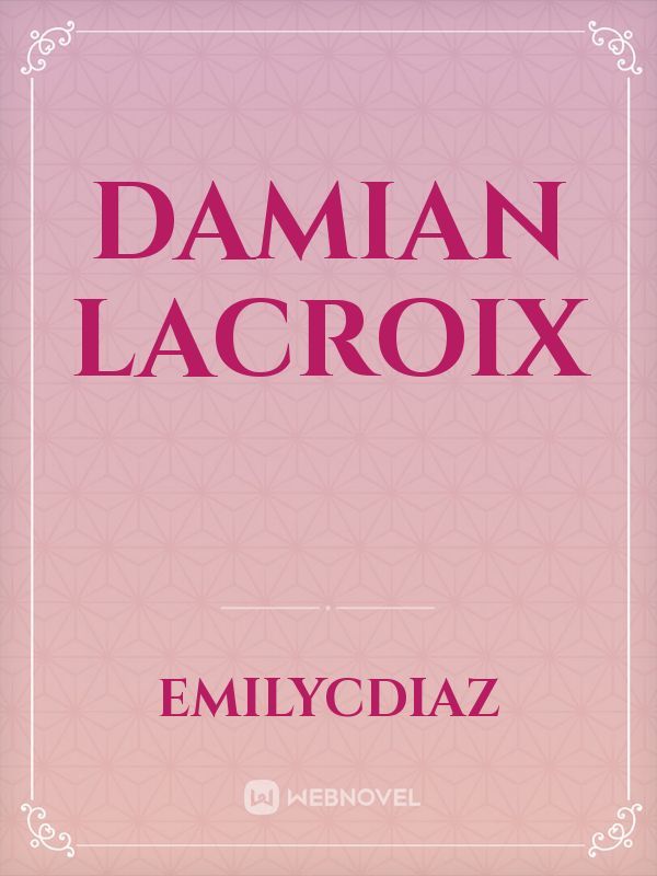 Damian Lacroix Book