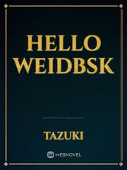 hello weidbsk Book