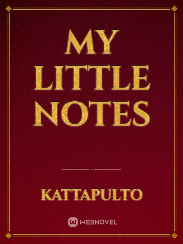My Little Notes Book