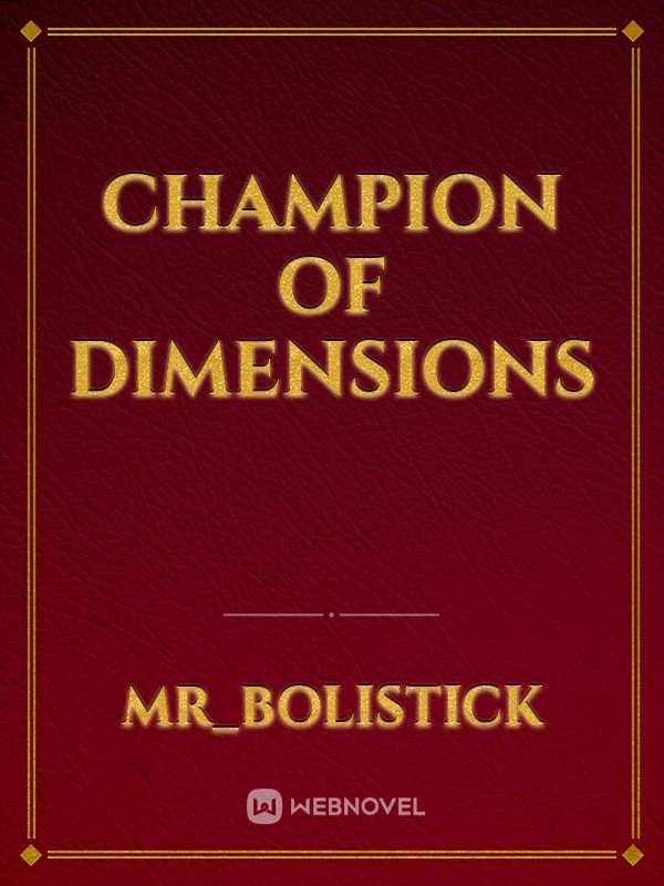 Champion of Dimensions Book