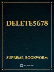 DELETE5678 Book