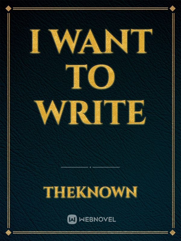 I want to write Book