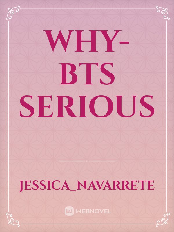 Why-BTS serious Book