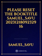 please reset the booktitle Samuel_Savu 20231218092329 16 Book