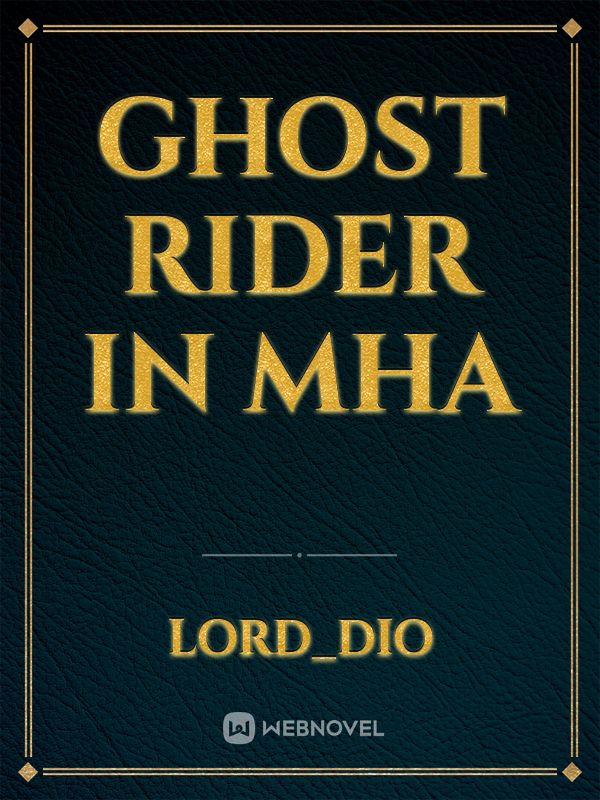 Ghost Rider In MHA Book