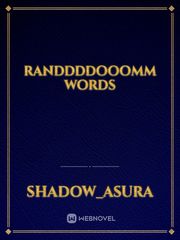 Randdddooomm words Book