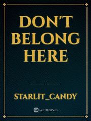 Don't Belong Here Book