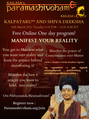 Receive Shiva Deeksha Initiation and Kalpataru in Paramashivoham TODAY Book