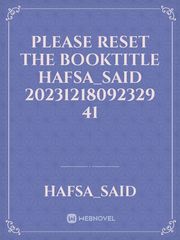 please reset the booktitle Hafsa_Said 20231218092329 41 Book