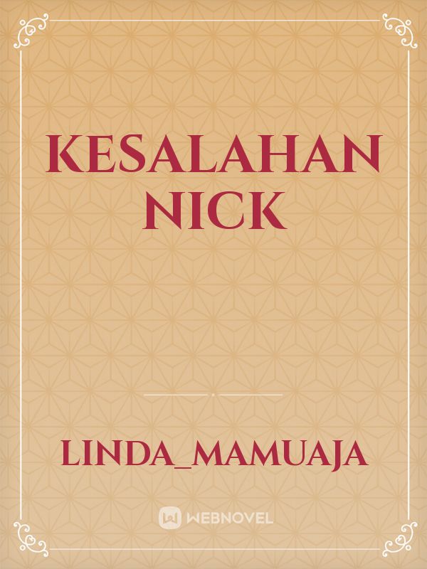 KESALAHAN NICK Book