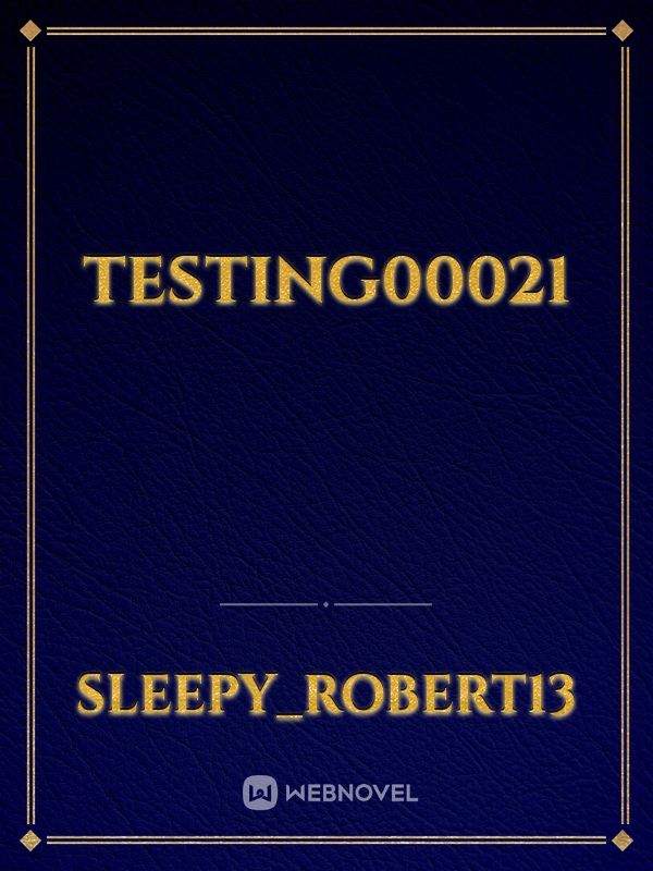 Testing00021 Book