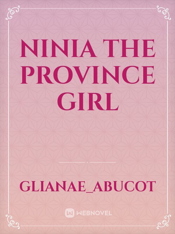 Ninia the province girl Book