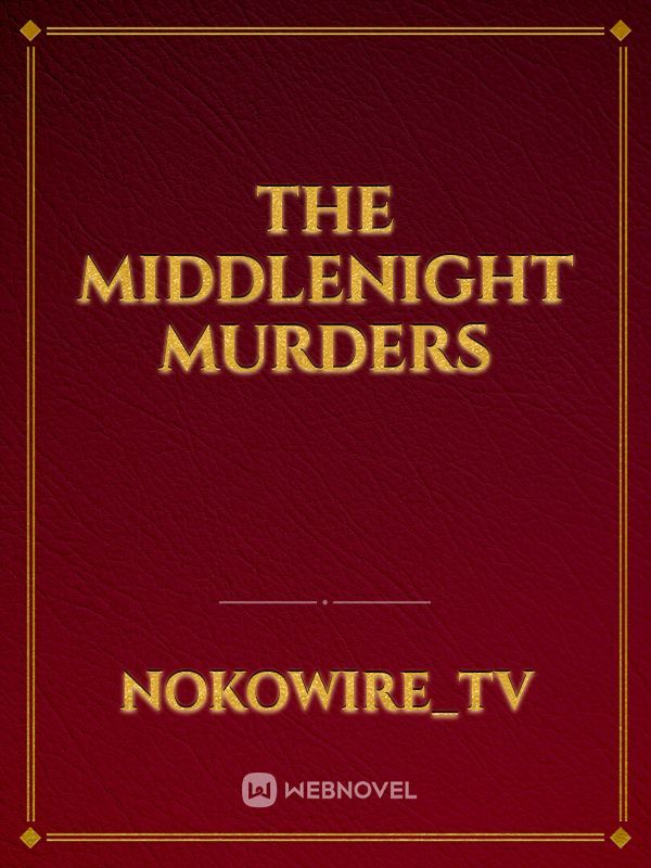 The Middlenight Murders Book