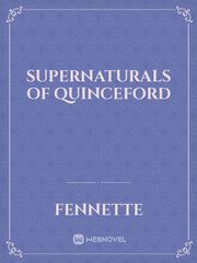 Supernaturals of Quinceford Book