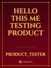 Hello this me testing product Book