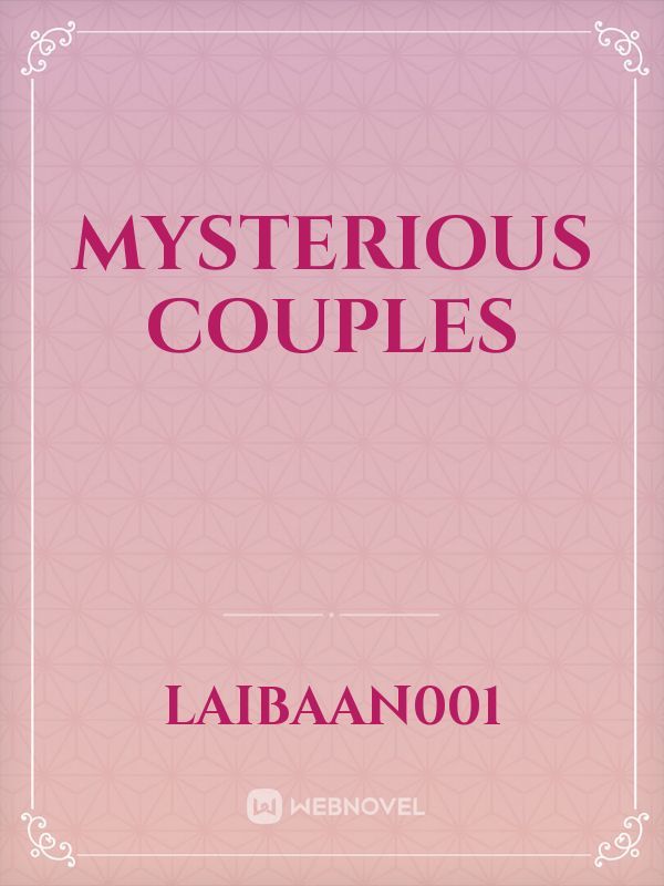 Mysterious Couples Book