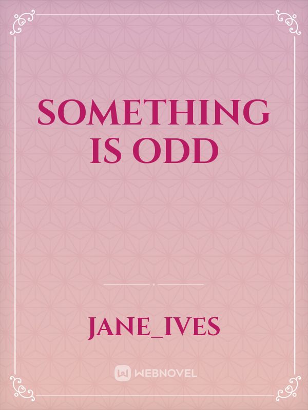 Something is odd Book