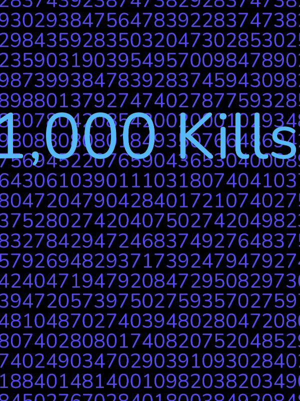 1,000 Kills Book