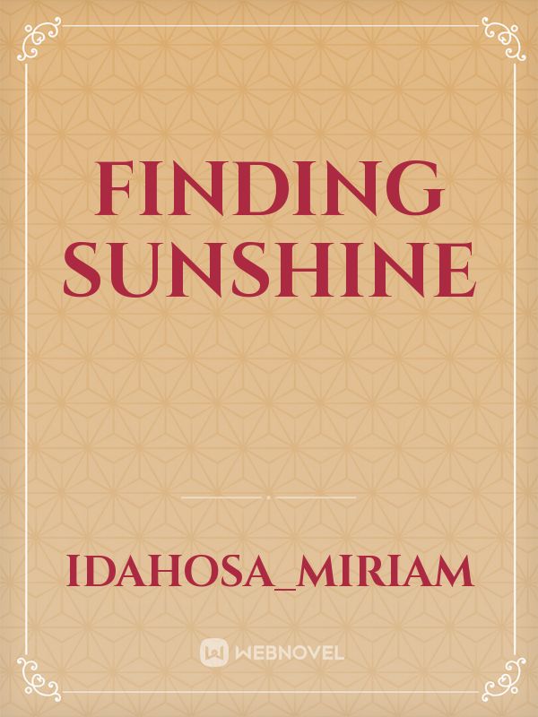 finding sunshine