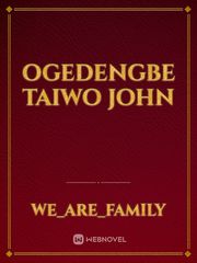 Ogedengbe Taiwo John Book