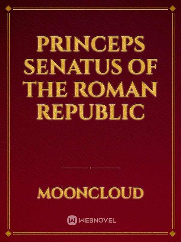 Princeps Senatus of the Roman Republic