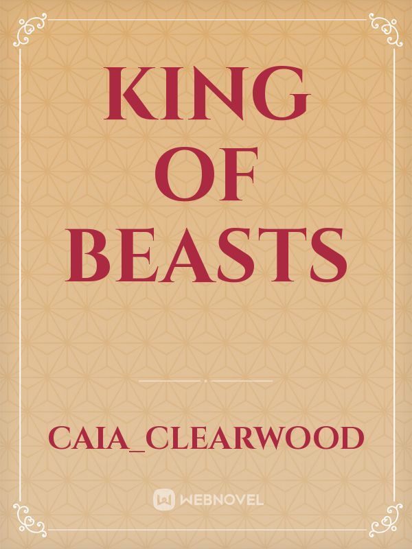 King Of Beasts Book