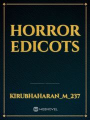 Horror Edicots Book