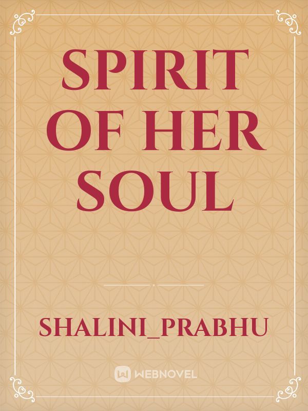 Spirit of her soul Book